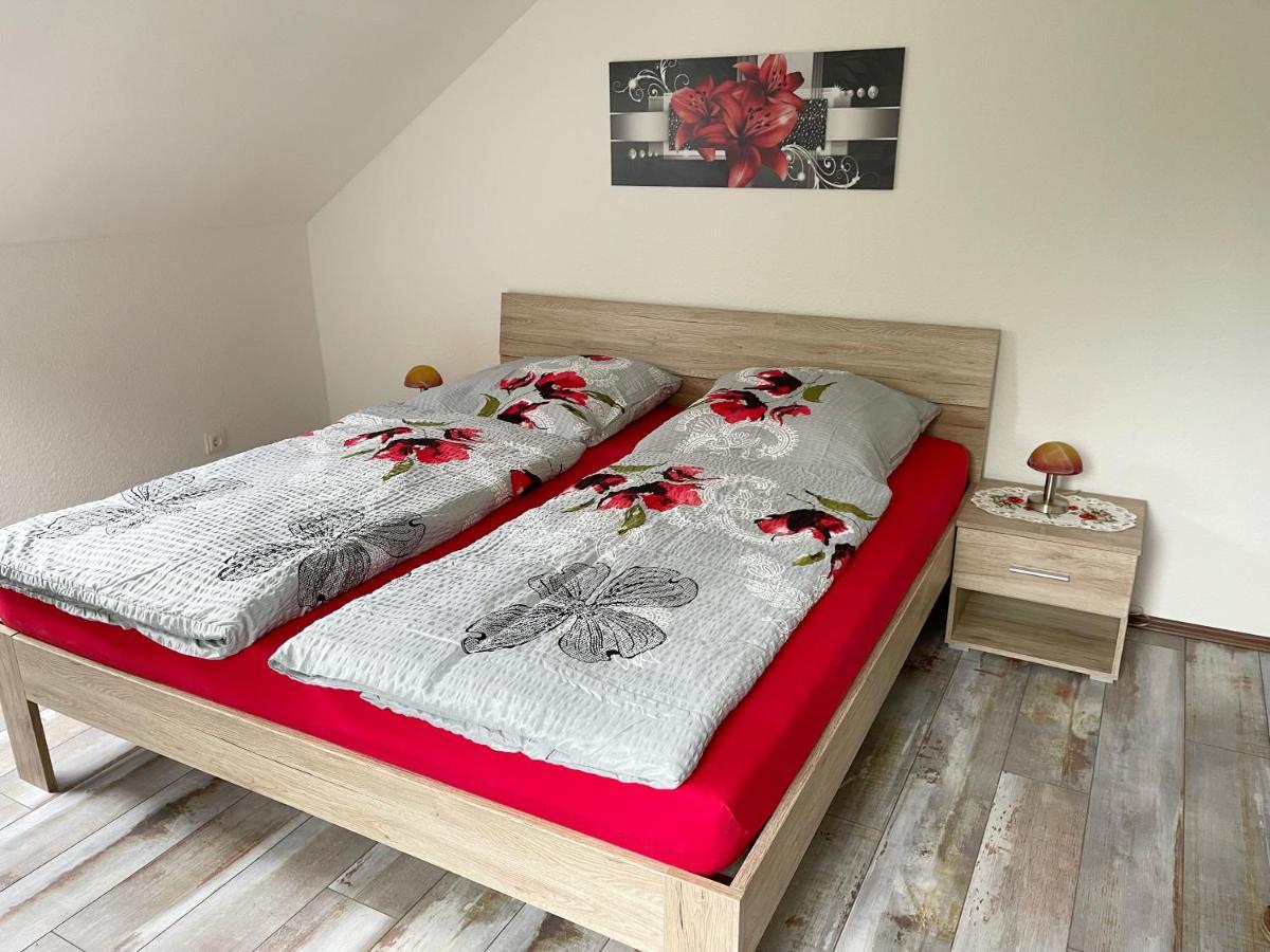 באד סקסה Fewo Mit Balkon Direkt Am Wald Und Wanderweg Ruhe Pur 2 Og מראה חיצוני תמונה