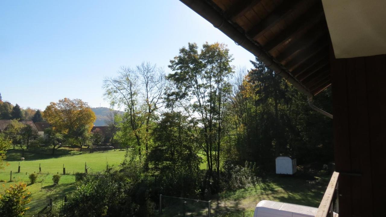 באד סקסה Fewo Mit Balkon Direkt Am Wald Und Wanderweg Ruhe Pur 2 Og מראה חיצוני תמונה