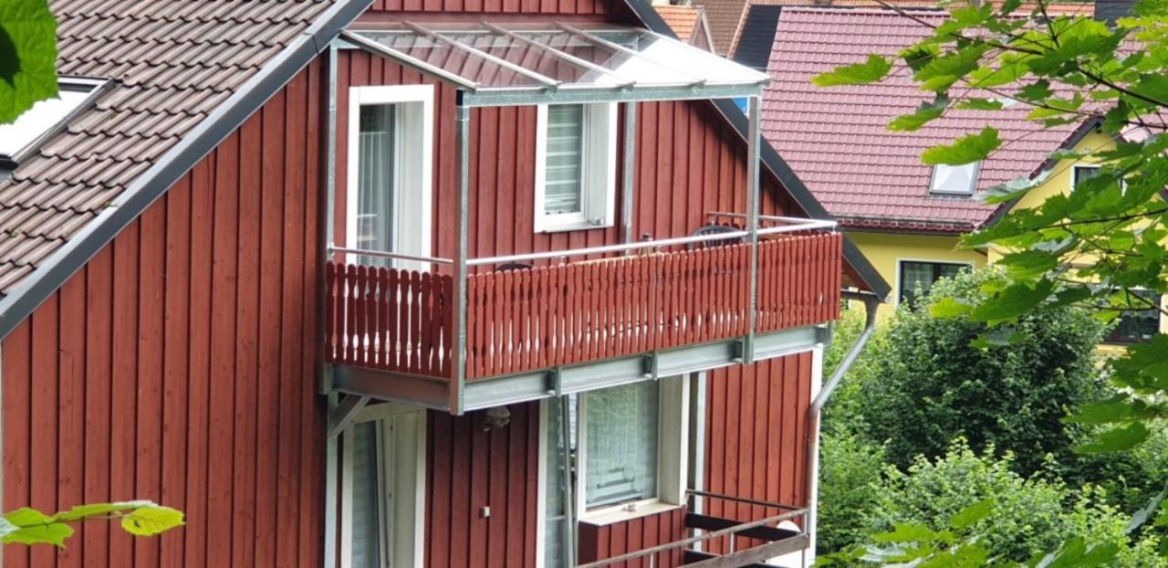 באד סקסה Fewo Mit Balkon Direkt Am Wald Und Wanderweg Ruhe Pur 2 Og מראה חיצוני תמונה
