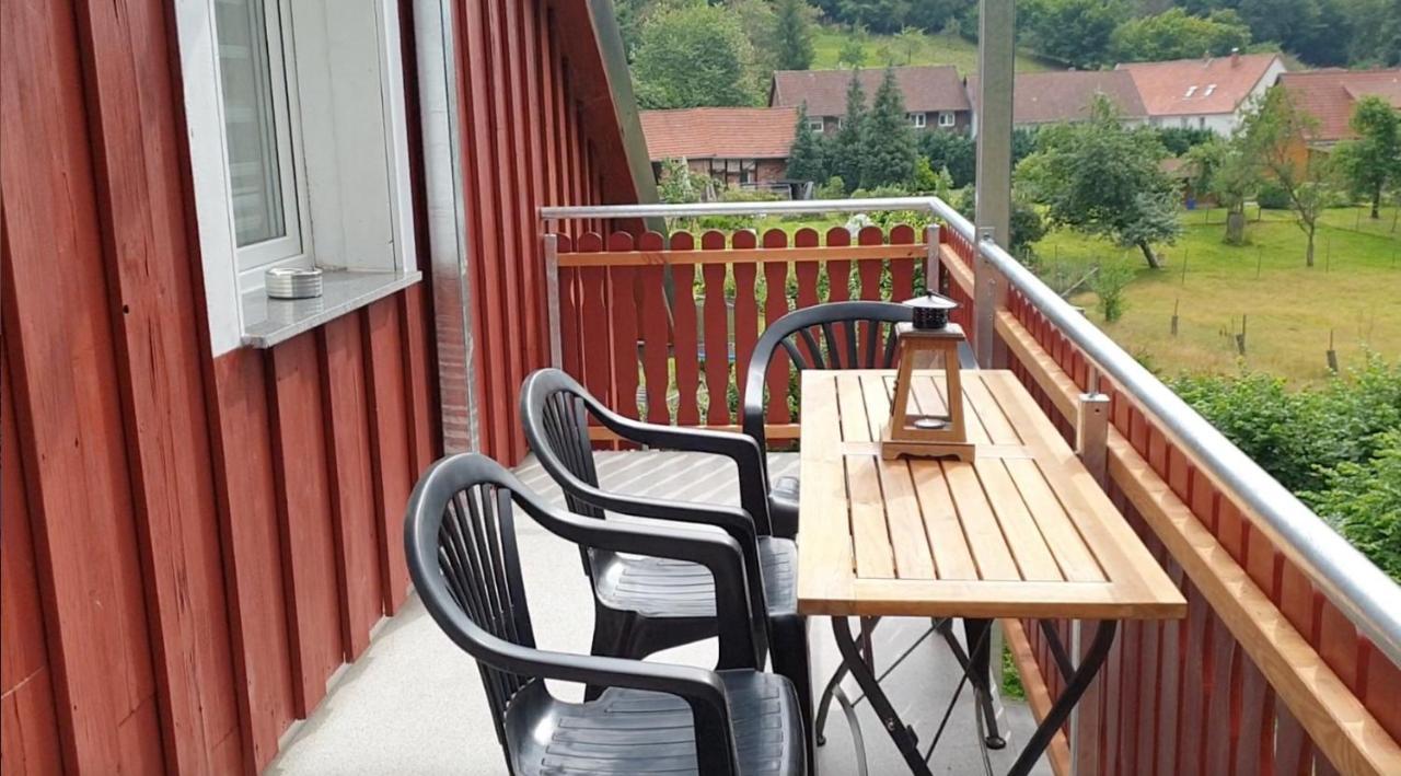 באד סקסה Fewo Mit Balkon Direkt Am Wald Und Wanderweg Ruhe Pur 2 Og מראה חיצוני תמונה