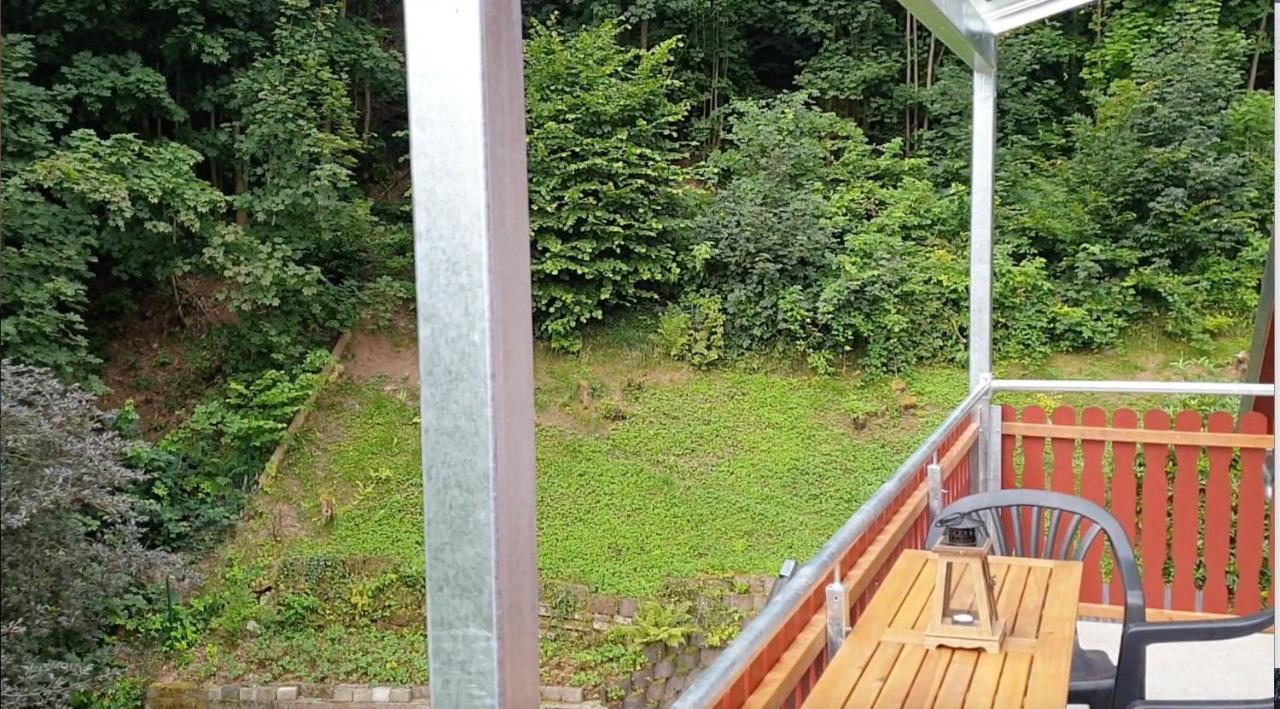 באד סקסה Fewo Mit Balkon Direkt Am Wald Und Wanderweg Ruhe Pur 2 Og מראה חיצוני תמונה